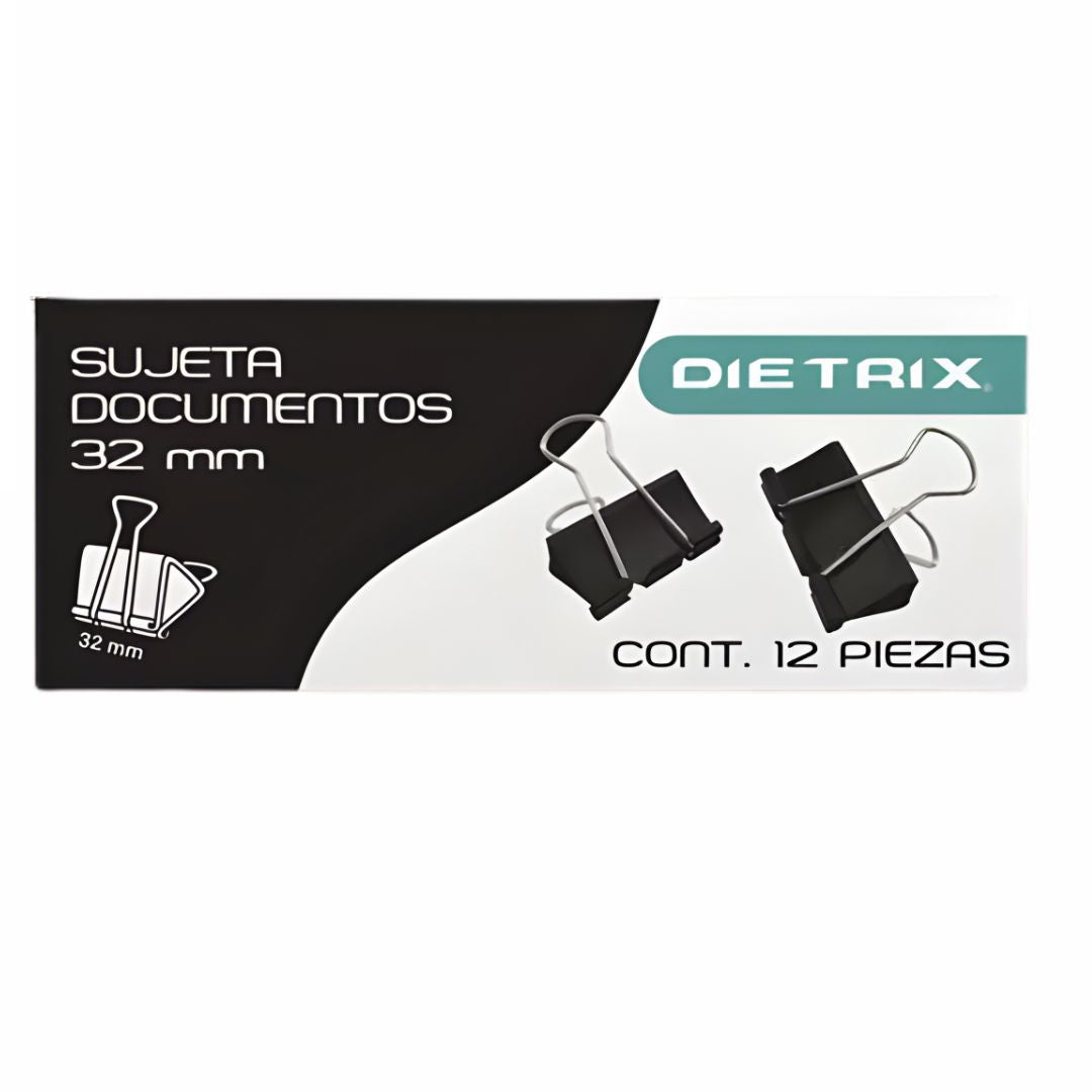 Sujeta documentos Dietrix (Binder Clips) Varias Medidas
