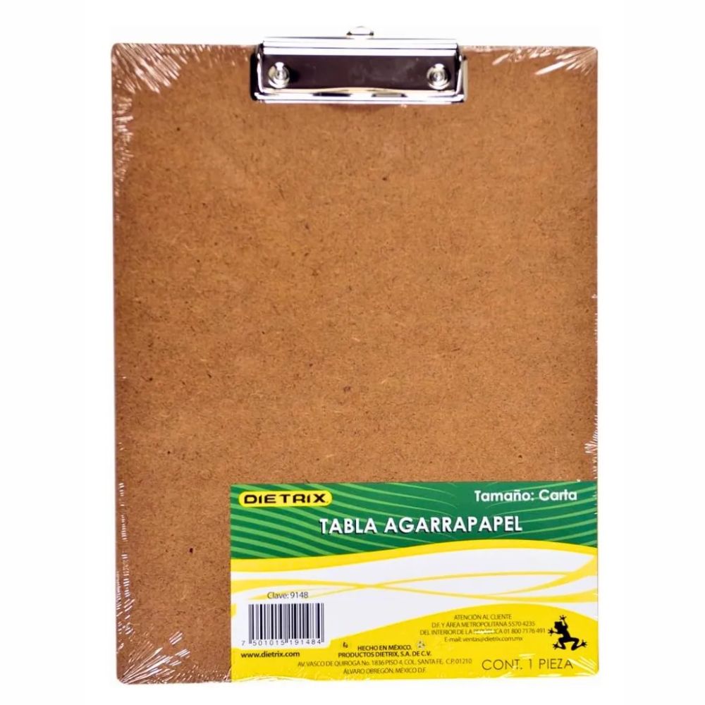 Tabla Sujetapapel Dietrix Carta | Broche Metálico | 9148
