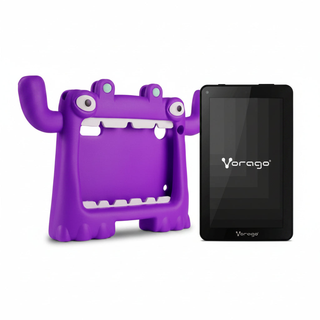 Tablet Vorago Pad-7-Kids 7" Quadcore 32 Gb Ram 2 Gb Android 11 Funda Color Morado - Colmenero Shop