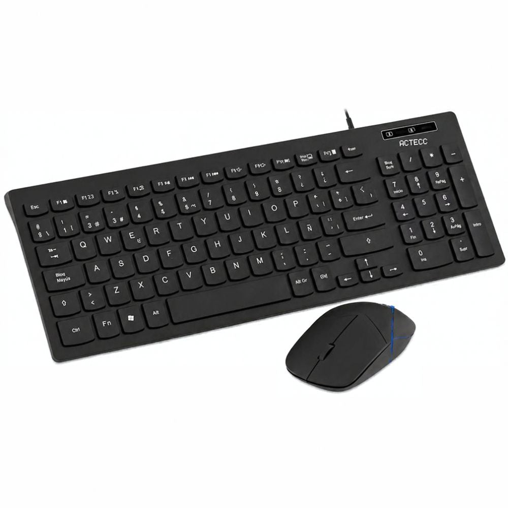 Teclado y Mouse Alámbrico Acteck Creator Compact MK235