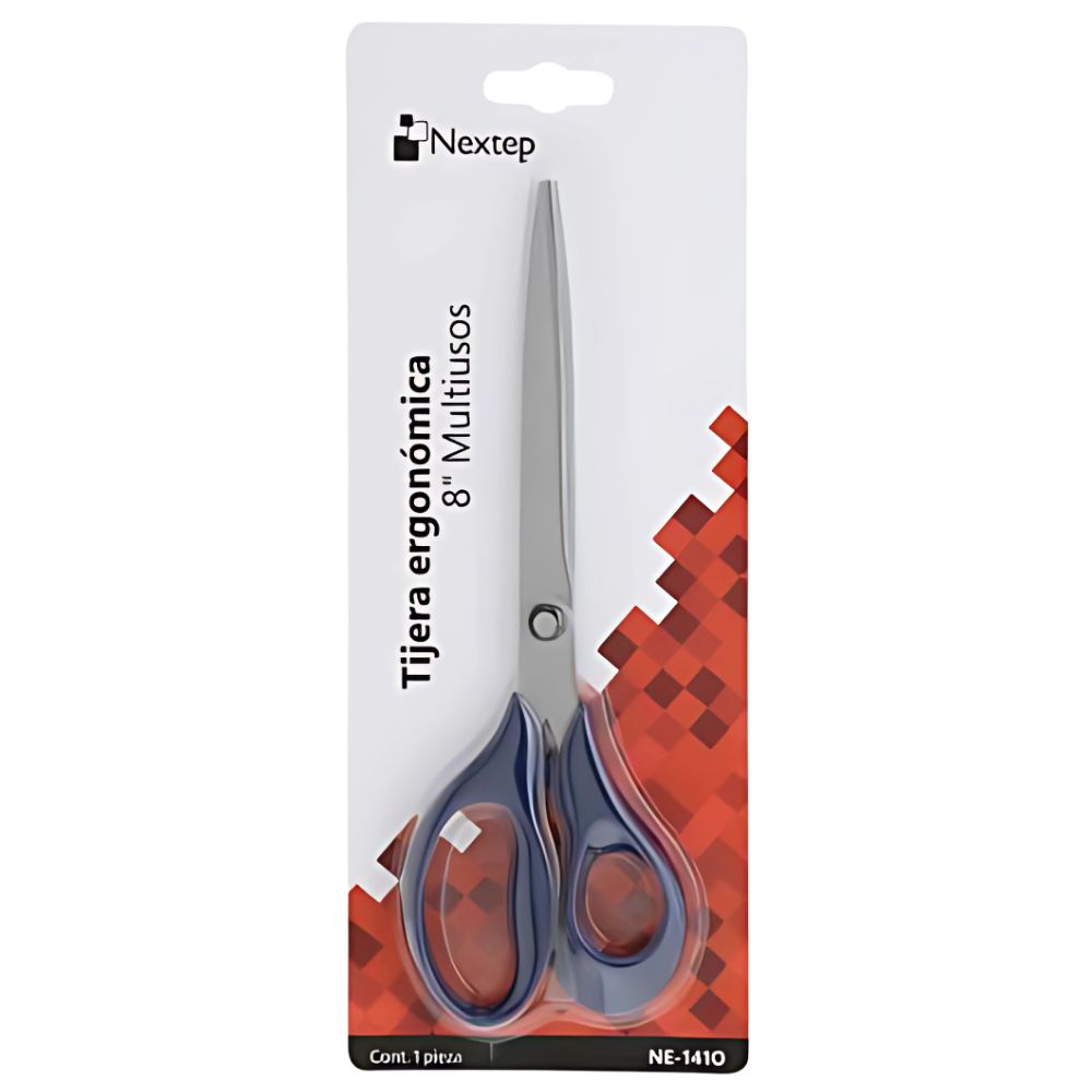 Tijeras Nextep Ergonómicas Multiusos | Acero Inoxidable 6", 7" y 8"