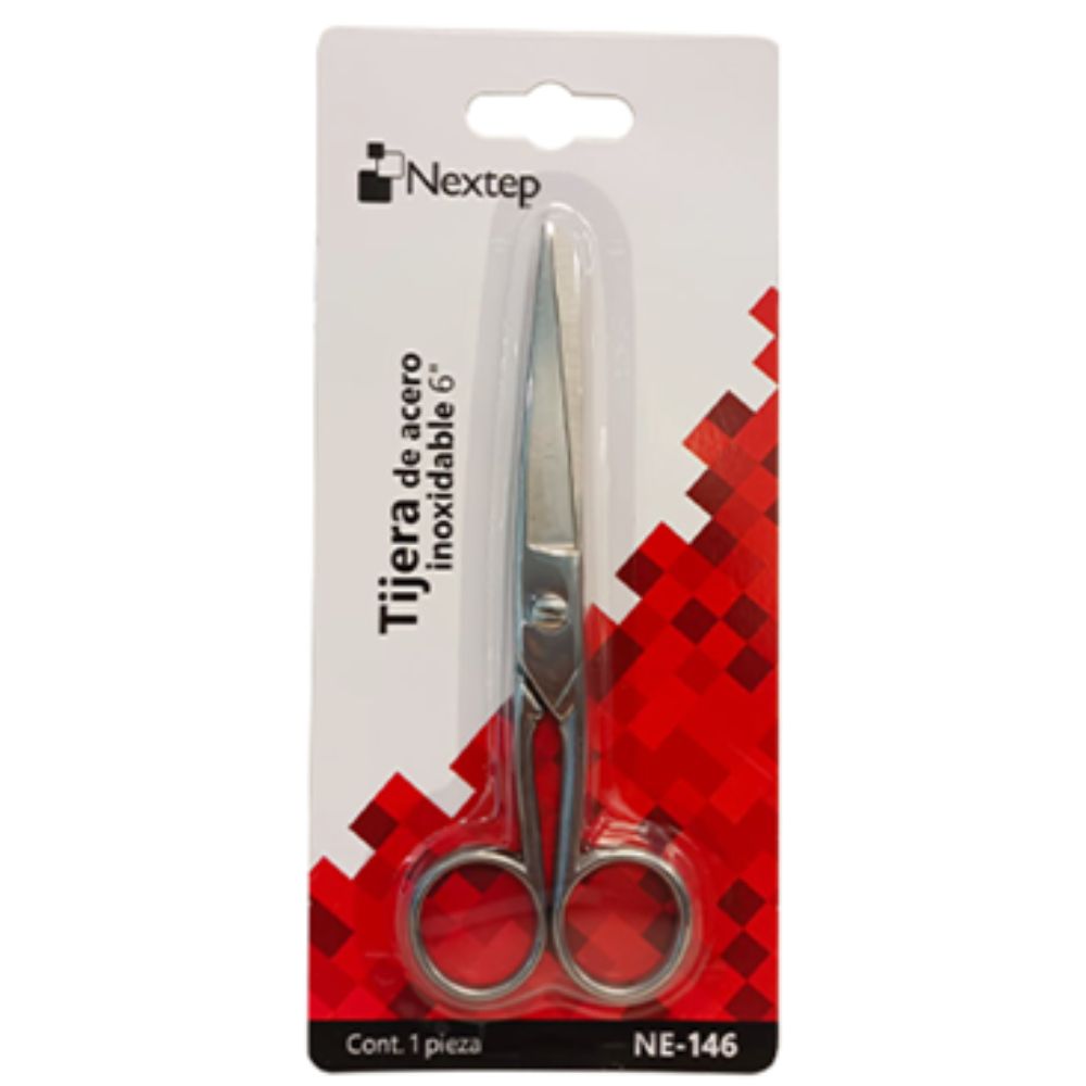 Tijera Nextep Forjada 6 Pulgadas | Acero Inoxidable Templado | Corte de Precisión Profesional