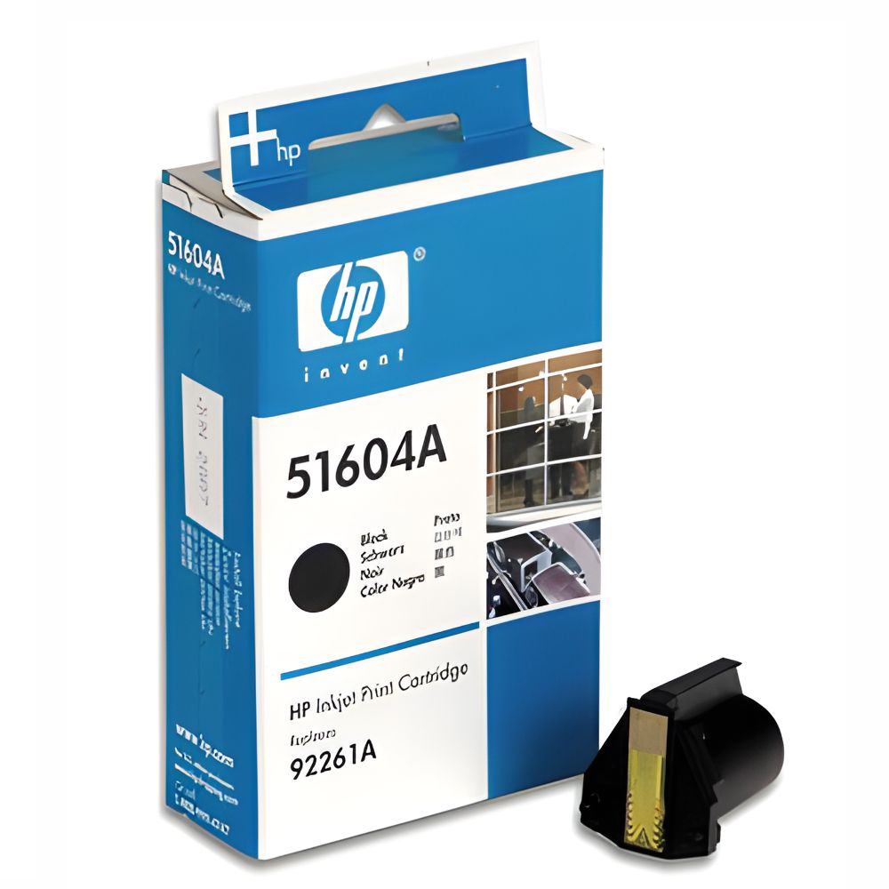 Tinta HP Original 51604A Negro | Cartucho 3 ml | ThinkJet, QuietJet, PaintJet