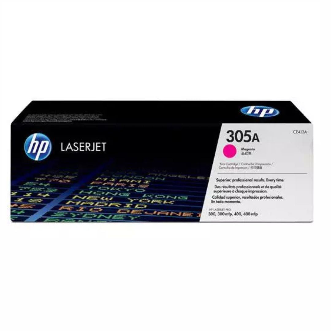Tóner Original HP 305A | Negro y Colores | CE410A CE411A CE412A CE413A