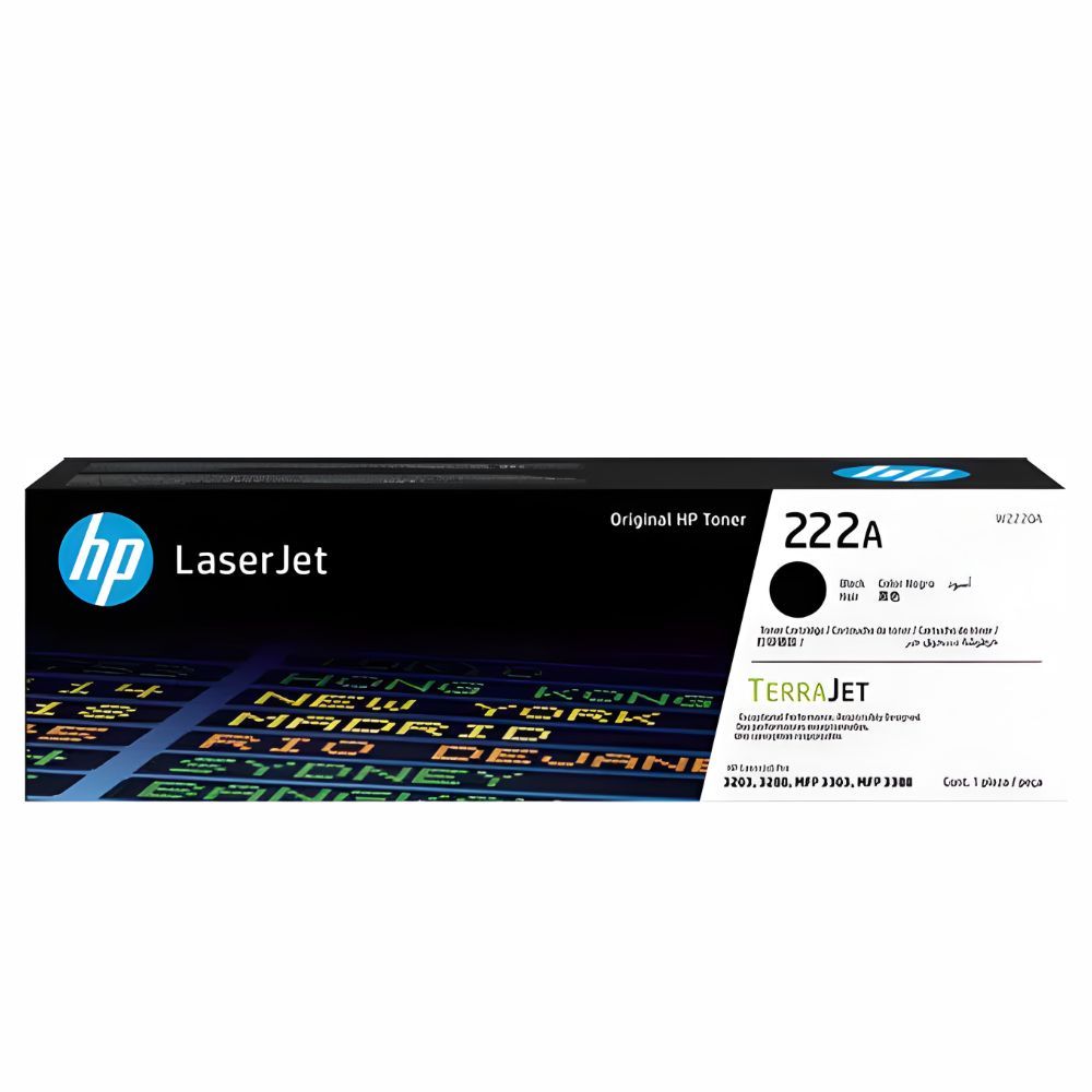 Tóner HP 222A Negro (W2220A) Original | LaserJet Pro 3201 3303