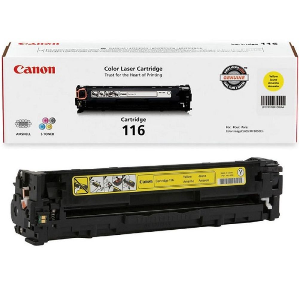 Tóner Original Canon 116 | Negro y Color | 1,500 Pág | Garantía