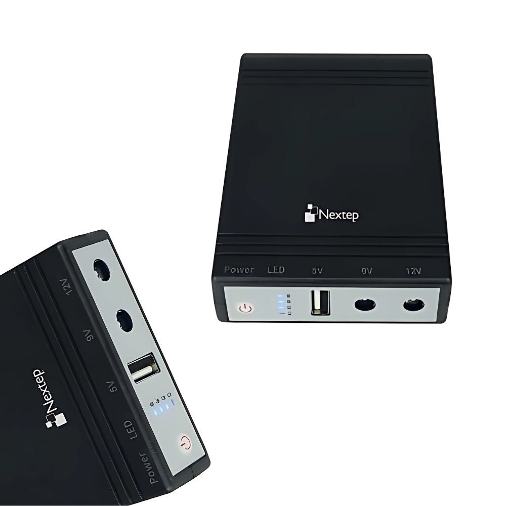 UPS Nextep Compacta para Módem | 2 Salidas, Respaldo de hasta 1.8 hrs