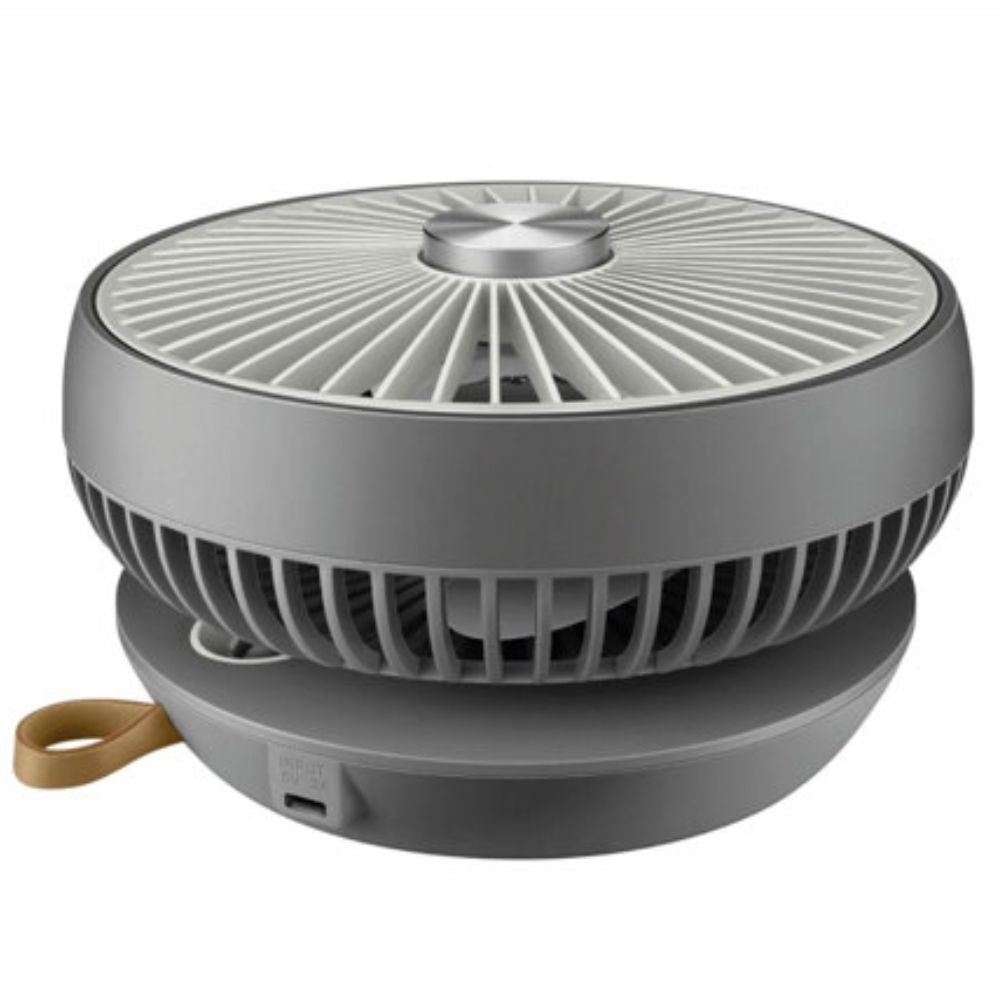 Ventilador Steren FAN-260GR | Plegable, Recargable, Silencioso