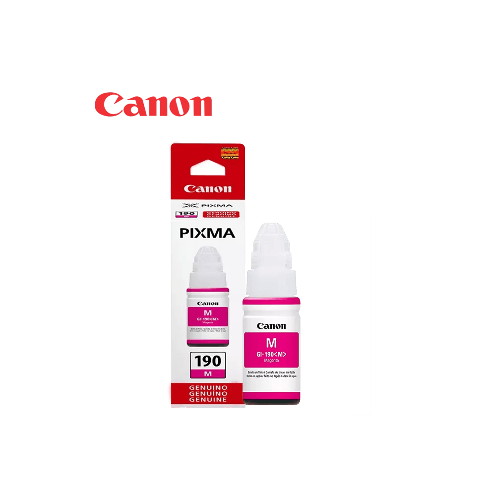 Botella de tinta Canon Magenta GI-190M - Colmenero Shop
