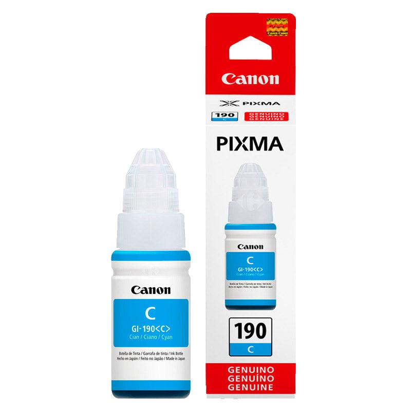 Botella de tinta Canon Cyan GI-190 C - Colmenero Shop