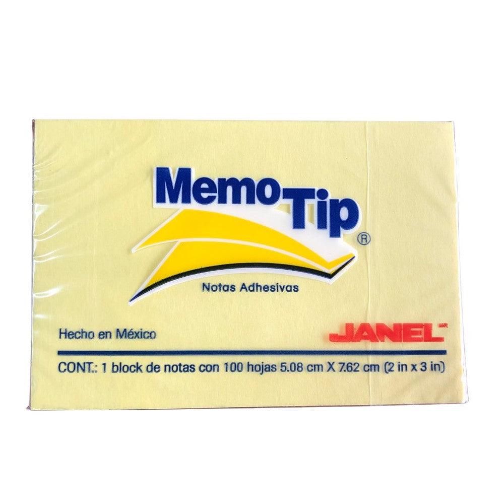 Block Notas Memo Tip amarillo 2X3 Pulg. Janel - Colmenero Shop