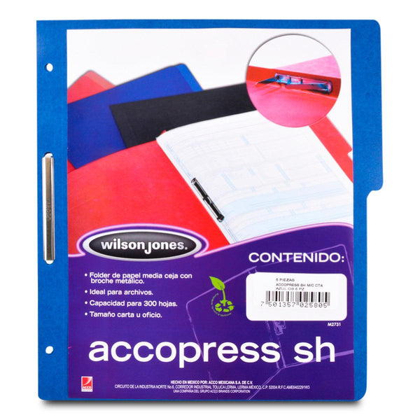 Folder Accopress Carta C/10 pz - Colmenero Shop