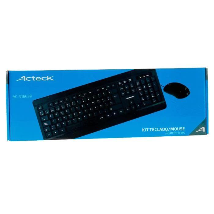 Kit teclado y mouse alámbrico Acteck 916639 - Colmenero Shop