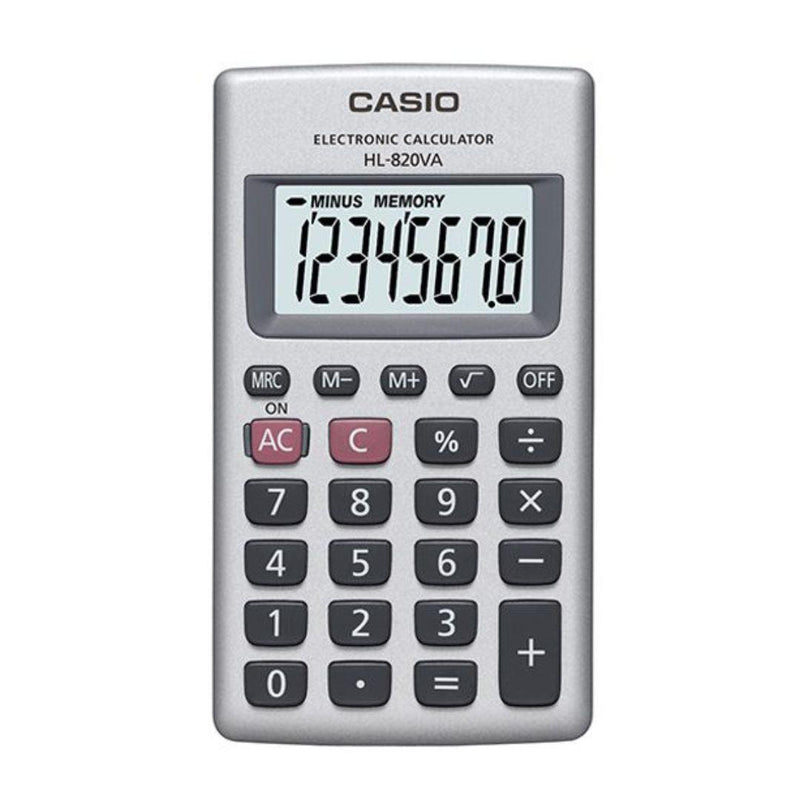 Calculadora básica Casio 8 dig HL820