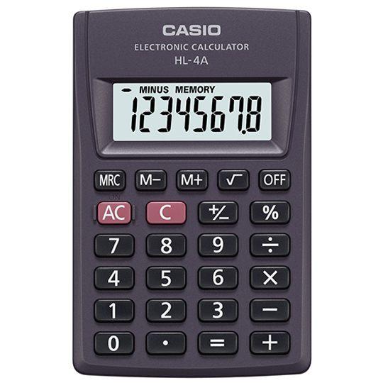 Calculadora básica 8 dígitos Casio HL4 - Colmenero Shop