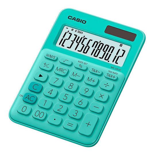 Calculadora de escritorio Casio 12 dig 20UCGN - Colmenero Shop