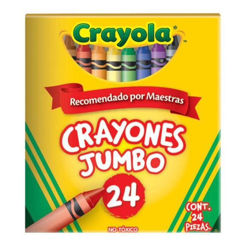 Crayones Jumbo 10.16 X 1.12 Cm 24 Pz
