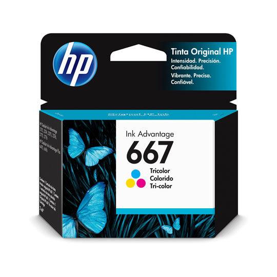 Cartucho HP 667 Negro o Color | Original, 120 Páginas - Colmenero Shop