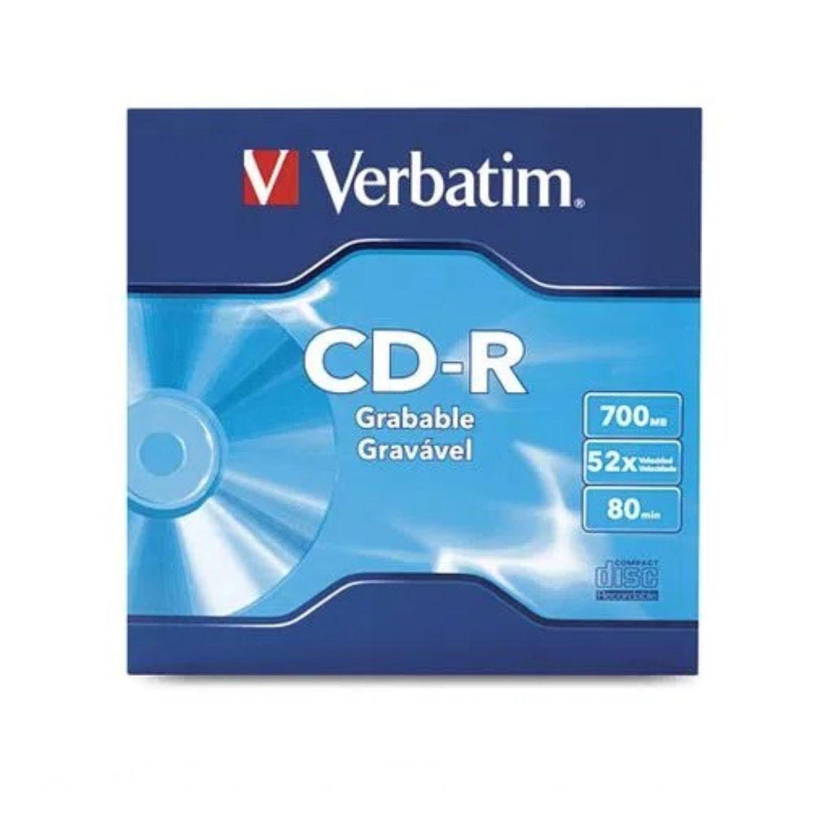 Verbatim DataLifePlus 94760 CD Recordable Media - CD-R - 52x - 700 MB - 10 Pack Slim Case