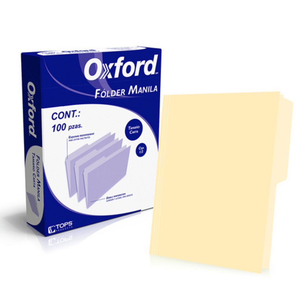 Folder Manila Oxford Tamaño Carta Crema M757CRE - Colmenero Shop