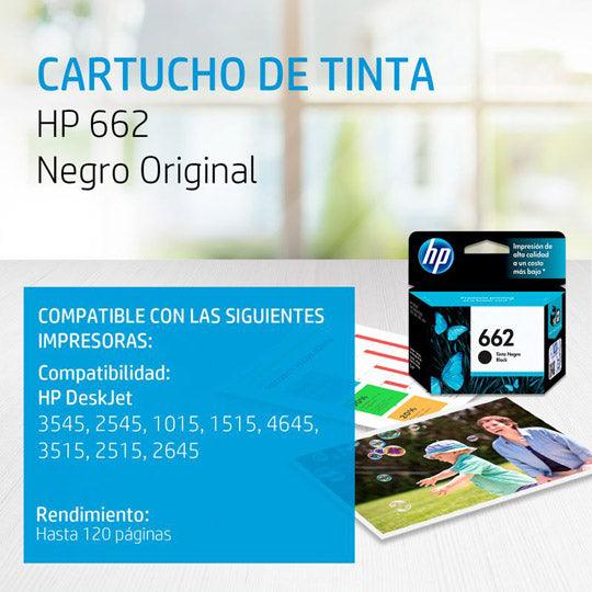 Cartucho de Tinta HP 662 - Colmenero Shop