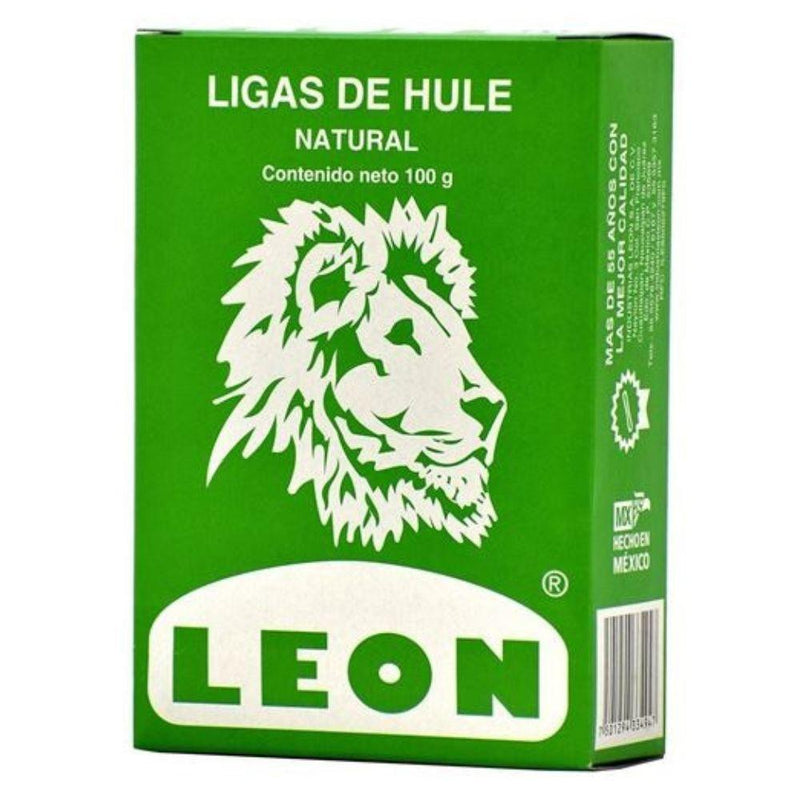 Ligas de hule León N° 18 caja 100 gr - Colmenero Shop