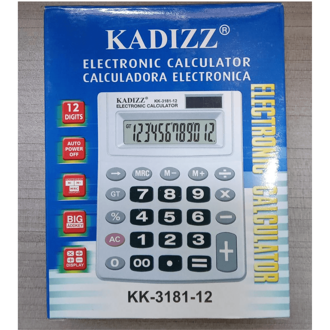 Calculadora electrónica Kadizz - Colmenero Shop