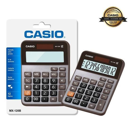 Calculadora de escritorio de 12 dígitos Casio MX120