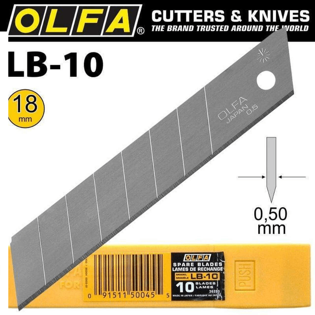 Navaja de repuesto Olfa LB10 c/ 6 PZ- Colmenero Shop 