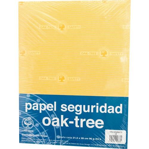 Papel seguridad tamaño carta Oak- Tree - Colmenero Shop