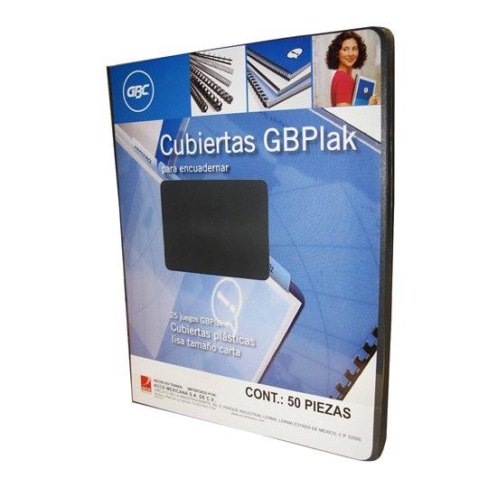 Cubierta Gbc Plastico Negro Lisa 3562 - Colmenero Shop