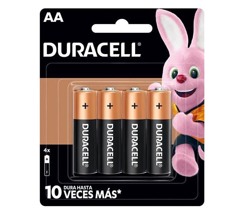 Pilas Alcalinas Duracell AA 1.5 V| Blíster con 5 Piezas 4+1 | Larga Duración