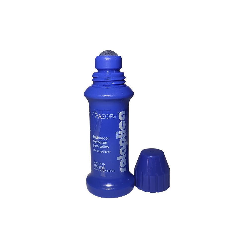 Tinta Para Sello Azor Rolaplica Azul 587Az - Colmenero Shop