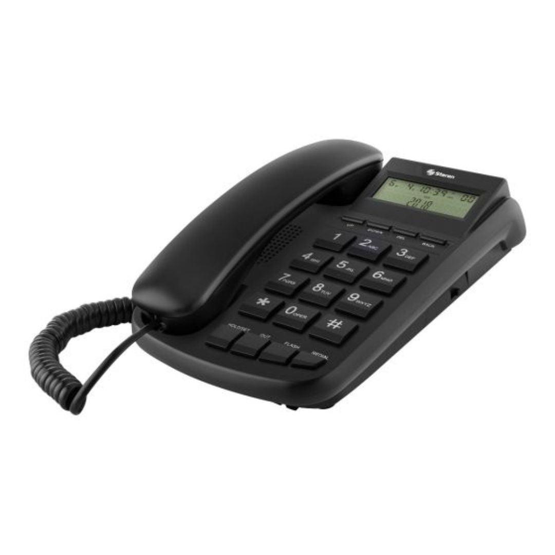 Teléfono Steren Teclado Grande Negro TEL-225 - Colmenero Shop