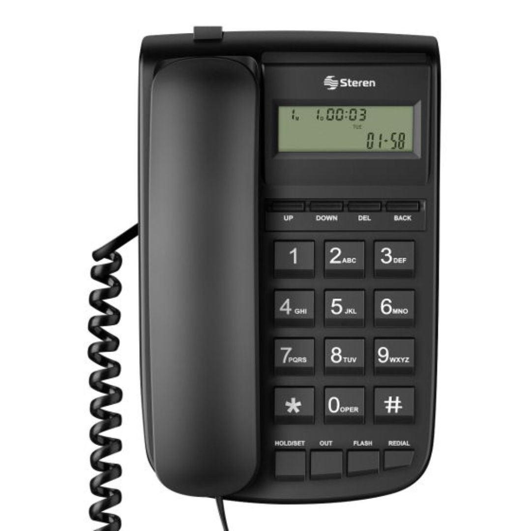 Teléfono Steren Teclado Grande Negro TEL-225 - Colmenero Shop