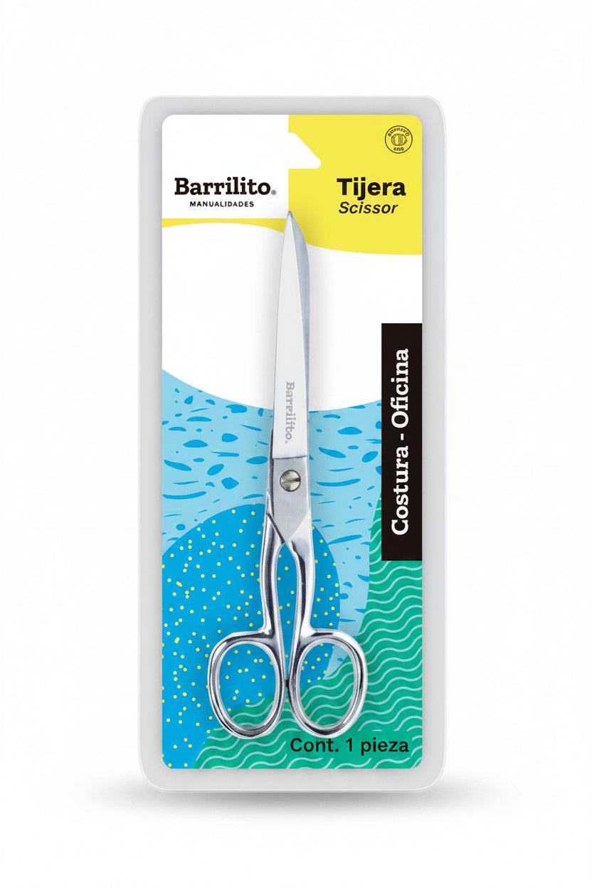 Copia de Tijera Oficina/Costura Barrilito 8642-7" 17.7 cms - Colmenero Shop