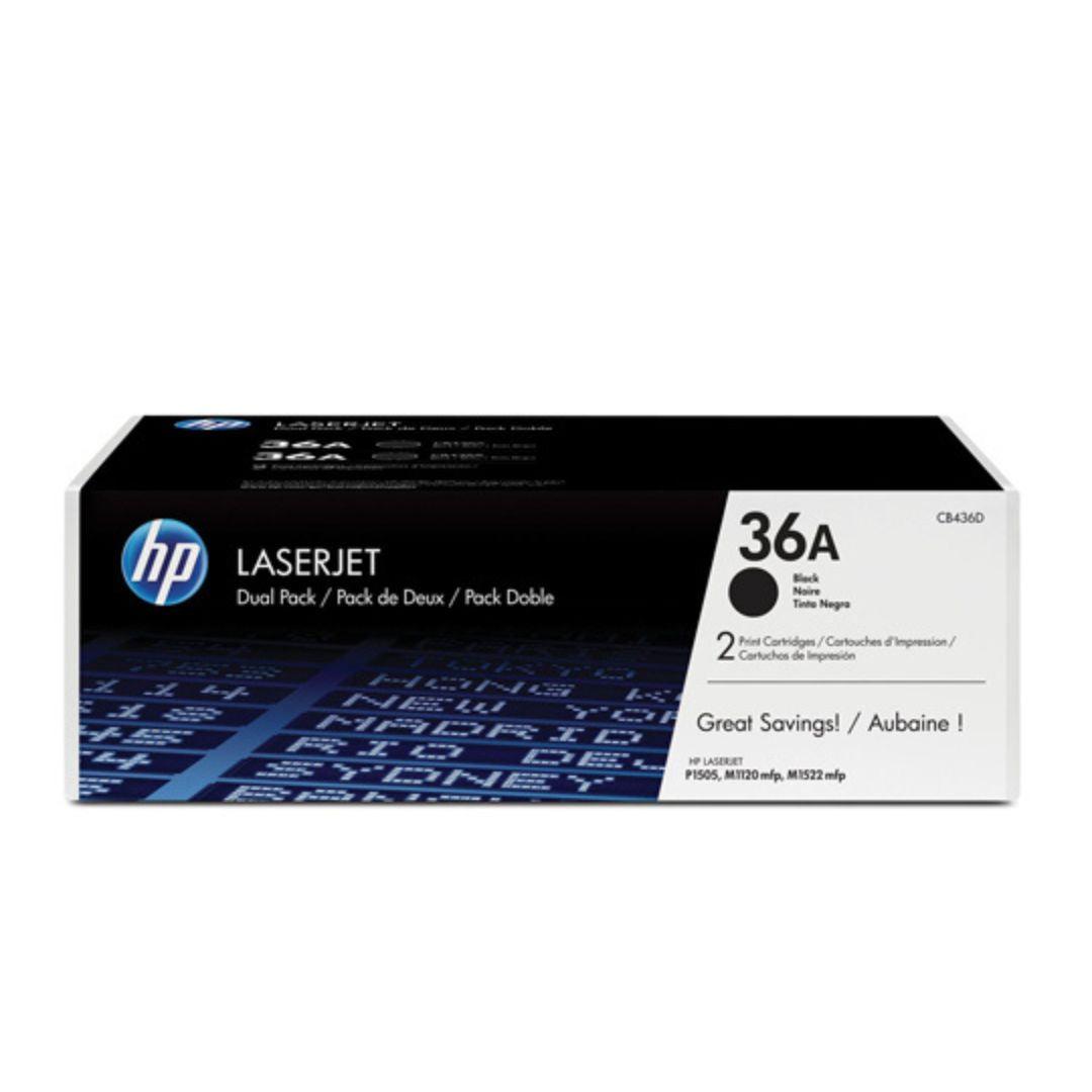 Tóner HP CB436ad Negro | Paquete con 2 Cartuchos | Colmenero Shop
