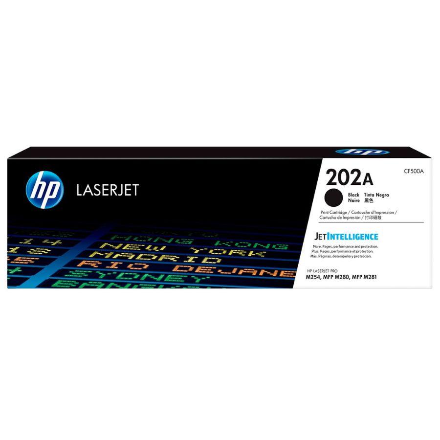 Tóner HP CF500A Negro | Kit CMYK para M254DW/M281 | 1,400 Páginas