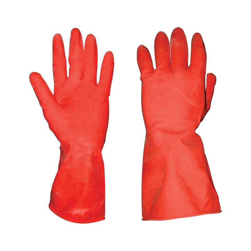 Guantes De Hule Altex Satinado Rojo De Latex - Colmenero Shop