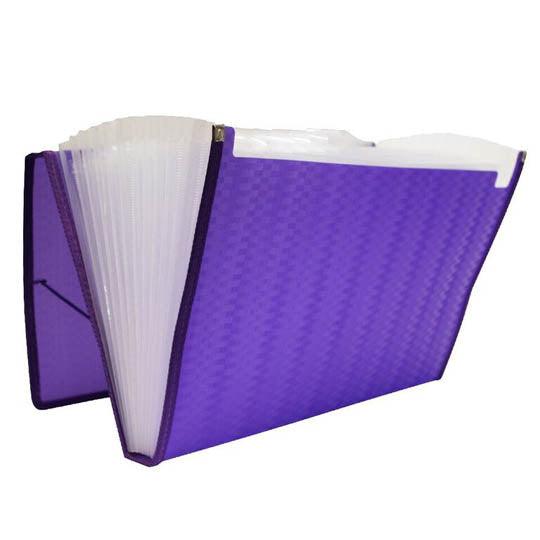 Archivo Expandible Oxford Morado Carta / Oficio - Colmenero Shop