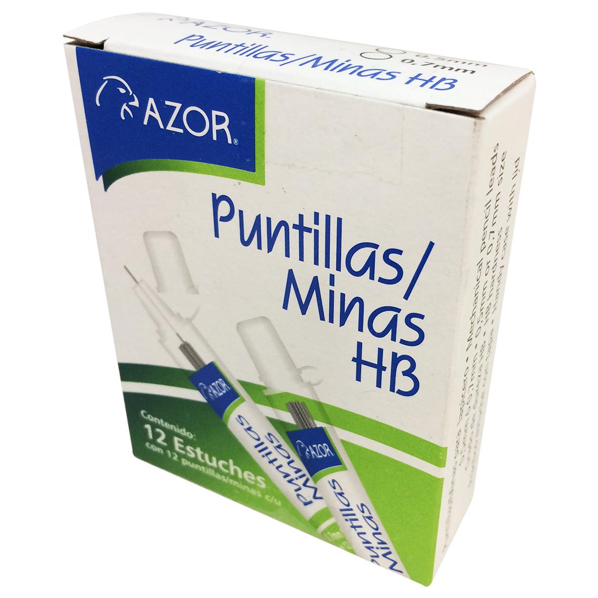 Puntillas para lapicero Azor de 0.7 mm t