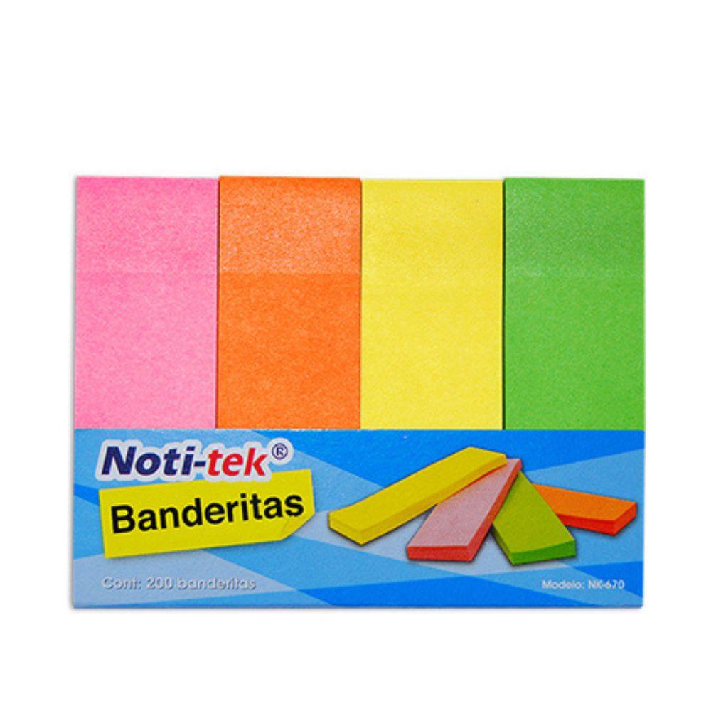 Banderitas Adhesivas Neon Noti-Tek - Colmenero Shop