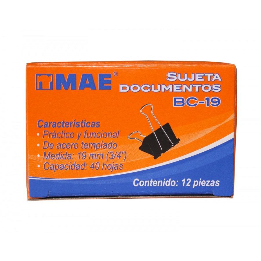 Sujetadocumentos Mae 19mm - Colmenero Shop