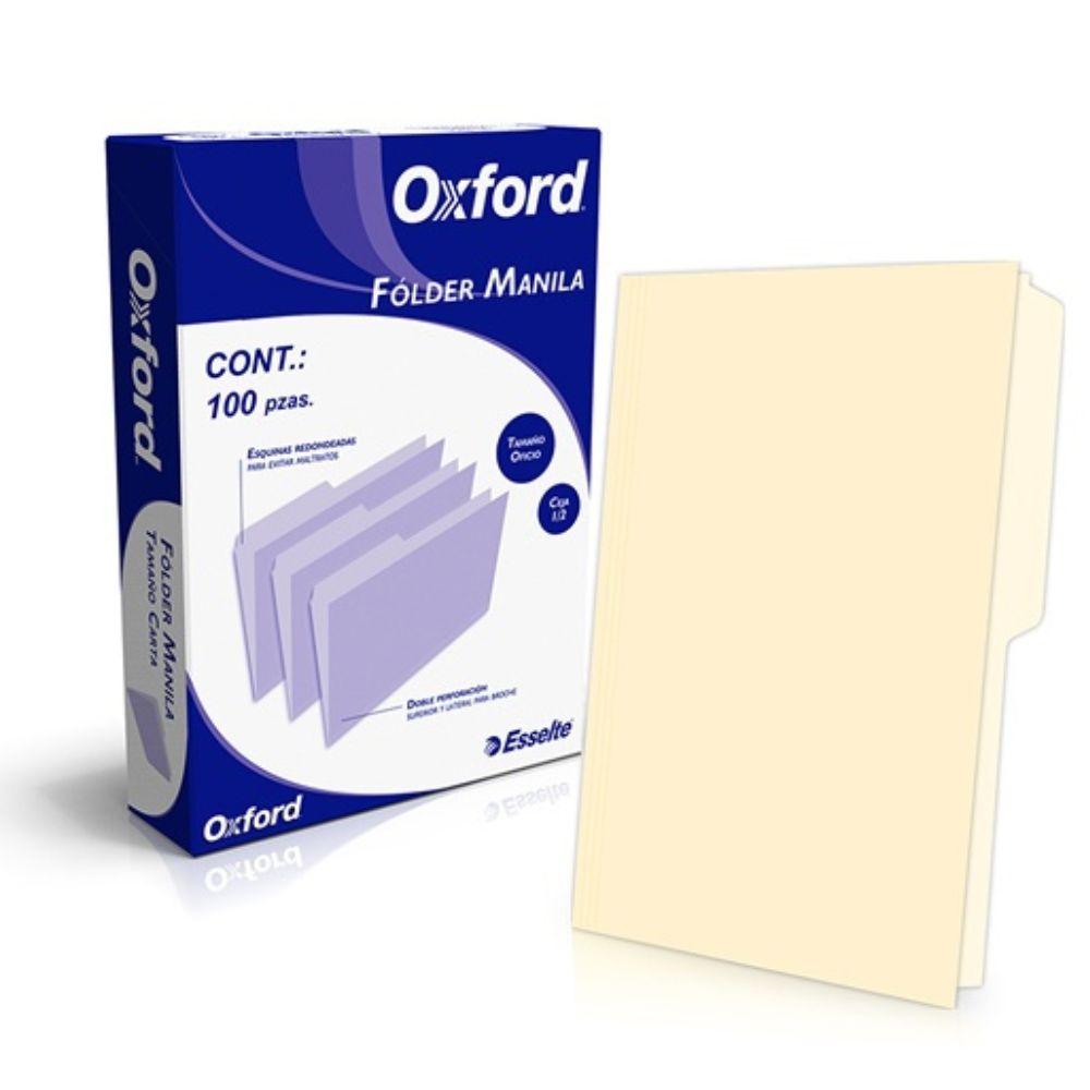 Folder Oxford Tamaño Oficio Crema M758CRE - Colmenero Shop