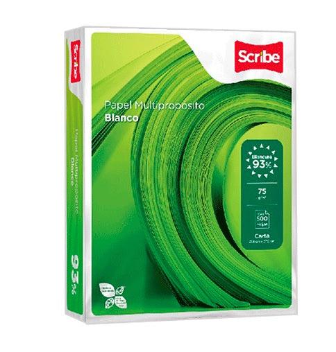 Papel Bond Scribe ecológico carta paq. c/500 Hojas - Colmenero Shop