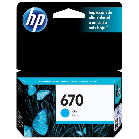 Cartucho de Tinta HP 670 Negro y Color DeskJet