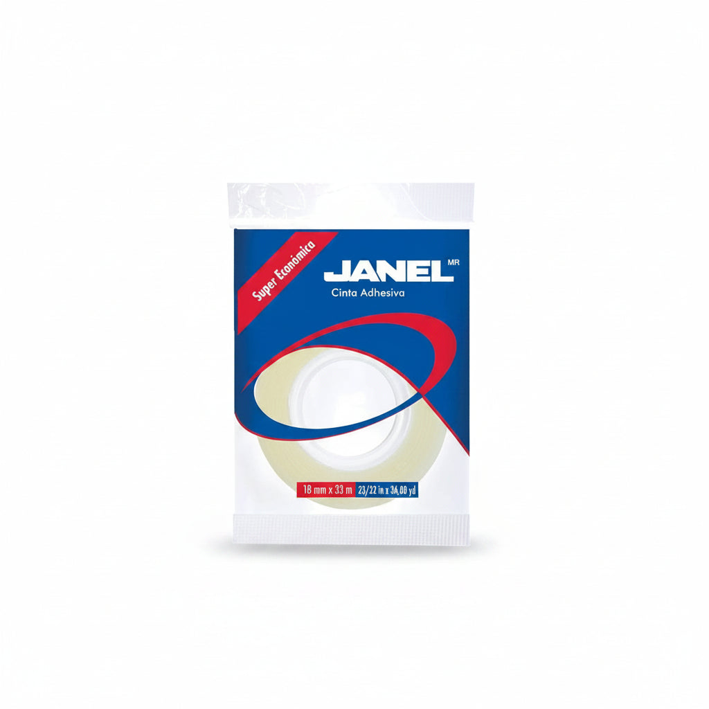 Cinta Adhesiva Transparente Janel 18x33 Mod. 255 - Colmenero Shop
