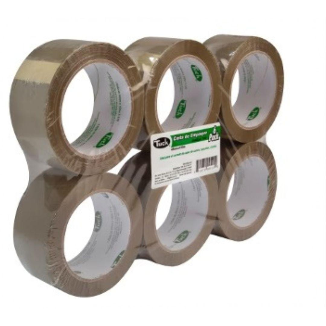 Cinta Empaque Canela 48mm X 50mm Tuck Mod. 179 6PZ - Colmenero Shop