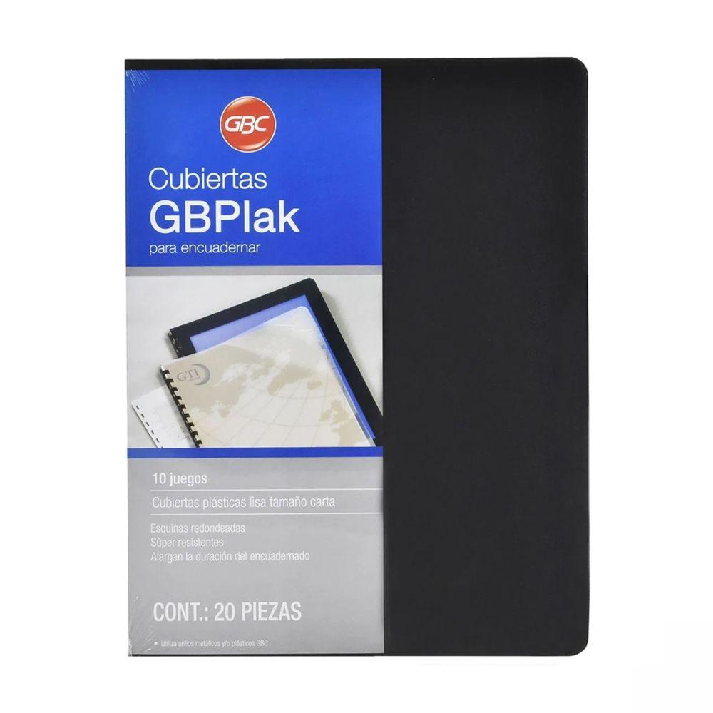 Cubierta Gbc Plastico Negro Lisa 3562 - Colmenero Shop