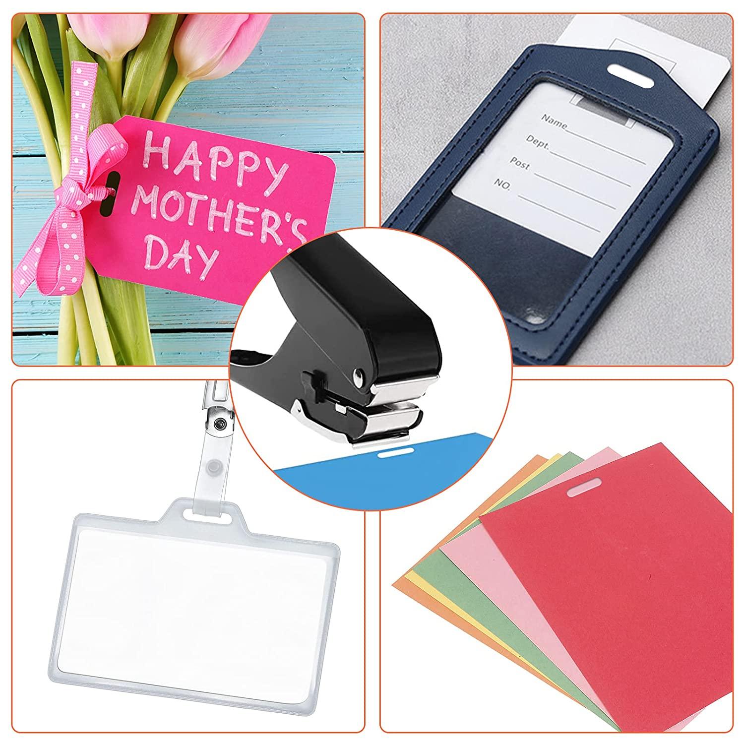 Pinza Perforadora GBC para Gafetes PVC | Modelo MX60077 | Acero Troquelado